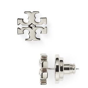 Tory Burch logo earrings